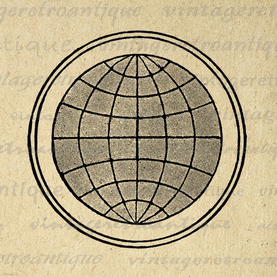 vintage globe clipart - photo #21