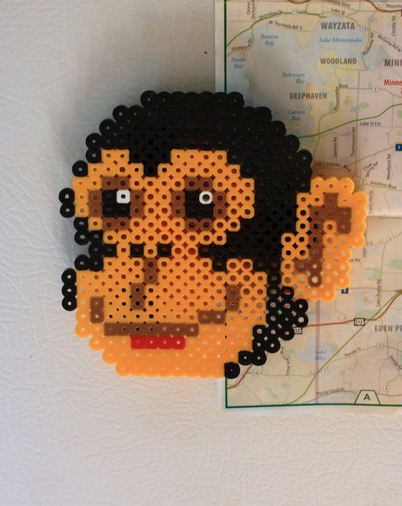 Items similar to Manic Monkey Perler Bead on Etsy