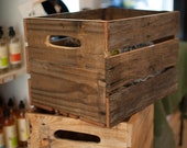 Wine Crate / Wood Crate - Made of Reclaimed Wood