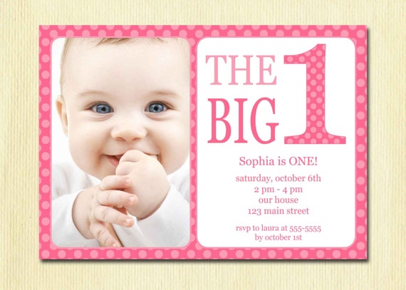 Baby Girl Birthday Invitations 10