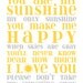 printable you are my sunshine subway art