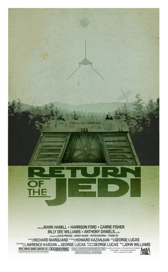 Star Wars Return of the Jedi Alternative Poster