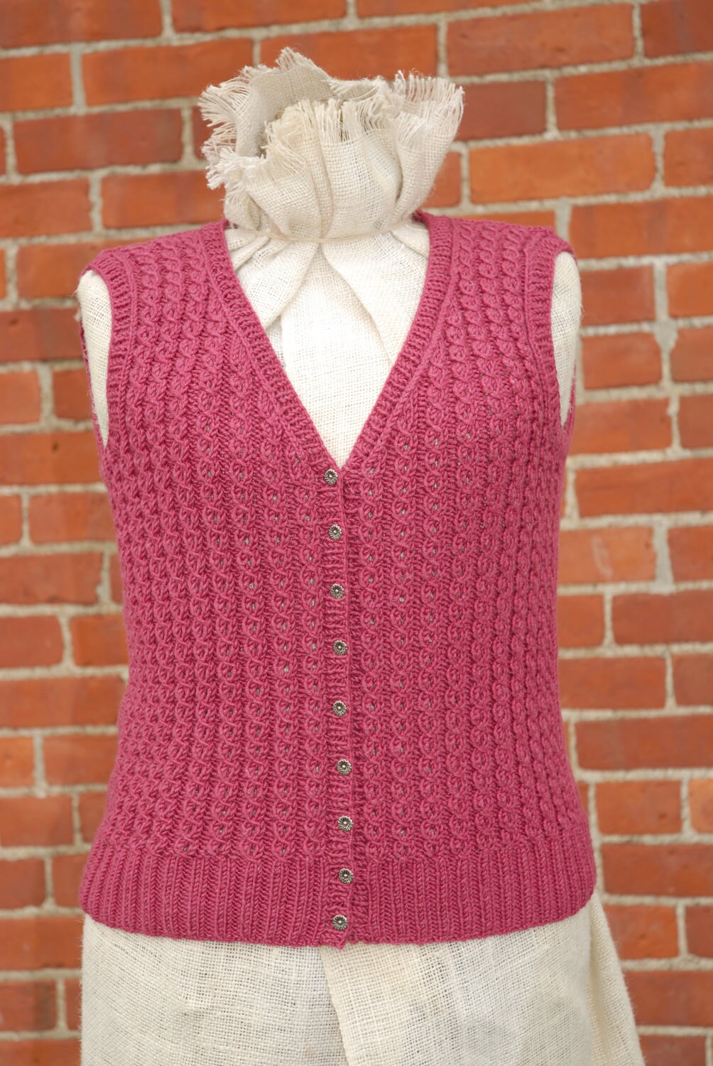 Pattern - Cascais Vest Pattern to Knit