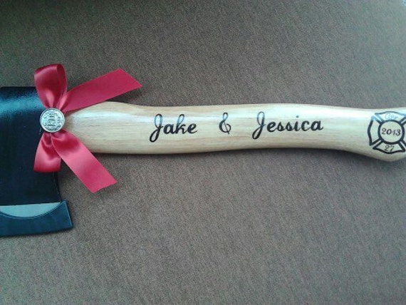 Personalized Firefighter Wedding Axe Perfect For By GiveEmTheAxe   Il 570xN.472684437 4a81 