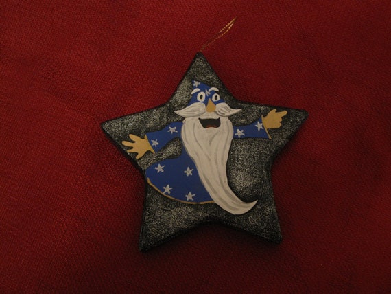 Blue Wizard Ornament