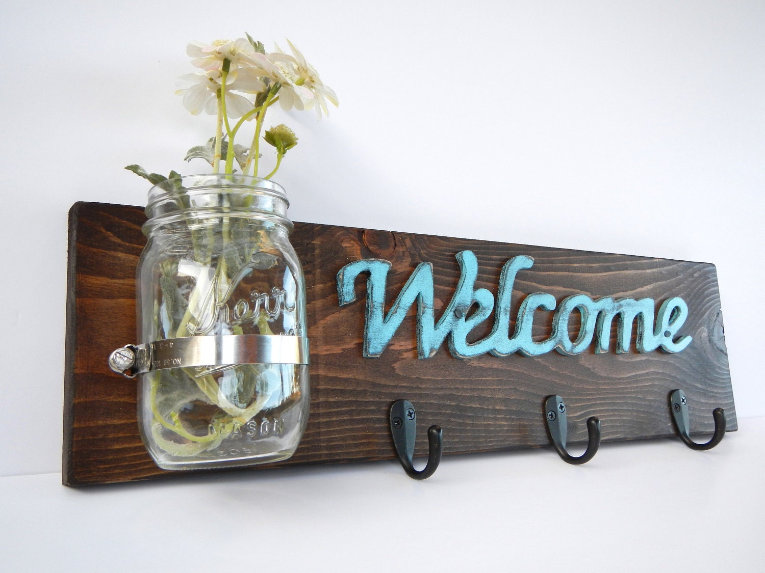 shabby chic welcome handmade hat key rack for storage shabby chic welcome handmade hat key rack for storage