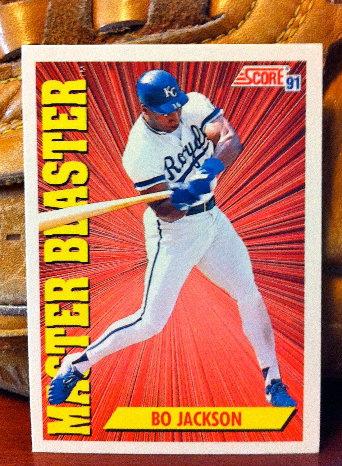 Bo Jackson 1991 Baseball Card Donruss Kansas City