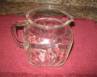 Federal glass pitcher