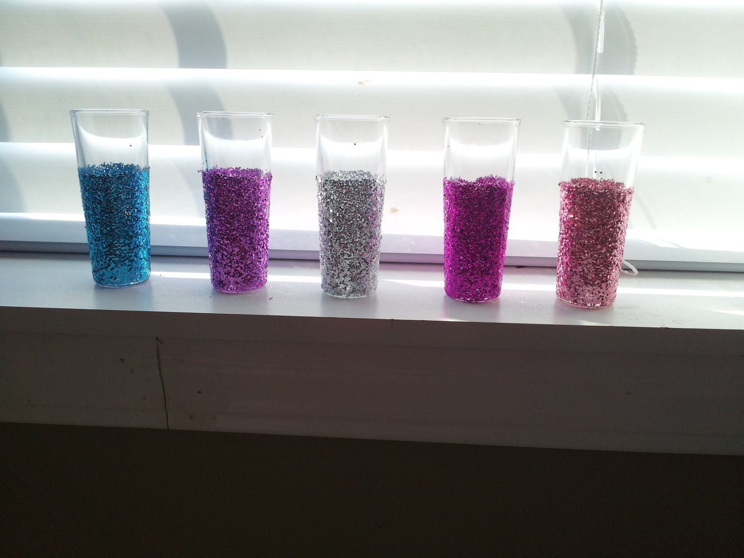 Glitter Shot Glasses