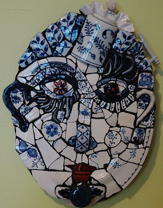 Items similar to Mosaic Face on Etsy