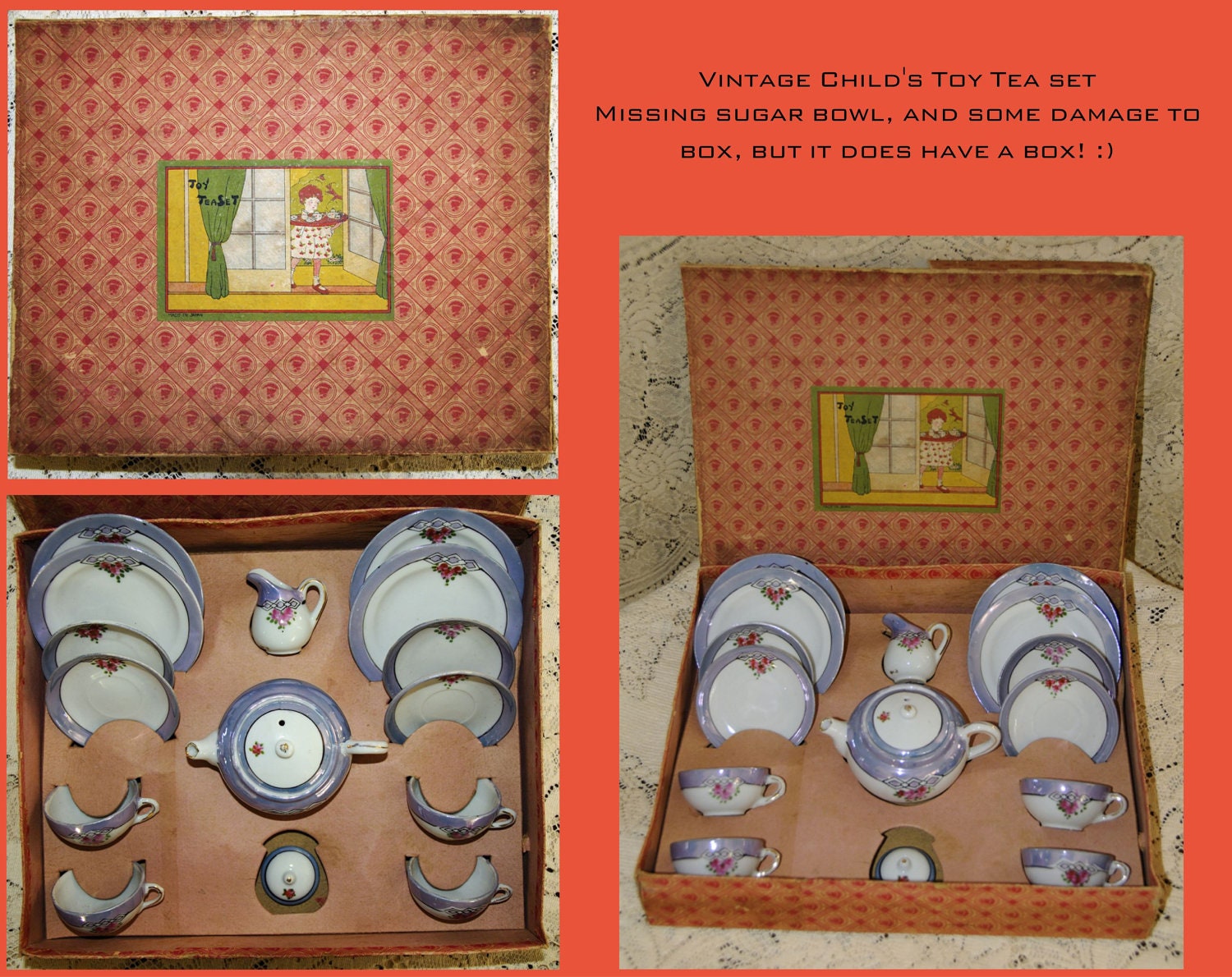 made in japan childs tea set