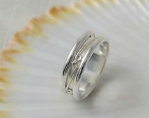 Sterling silver, Patterned Ring, ha ndmade in UK, Leeds ...