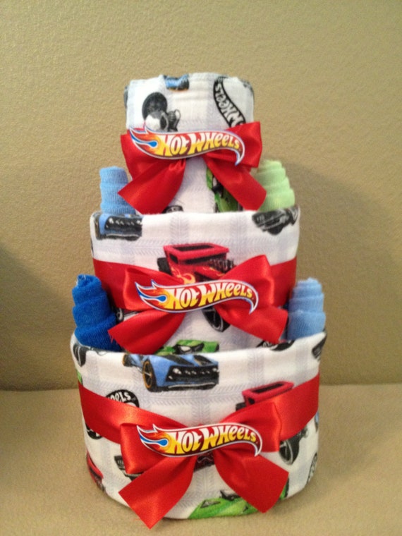 Hot Wheels Car Baby Boy Diaper Cake