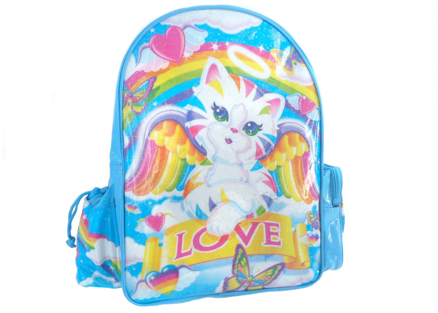 90's Rainbow Cat Lisa Frank Backpack