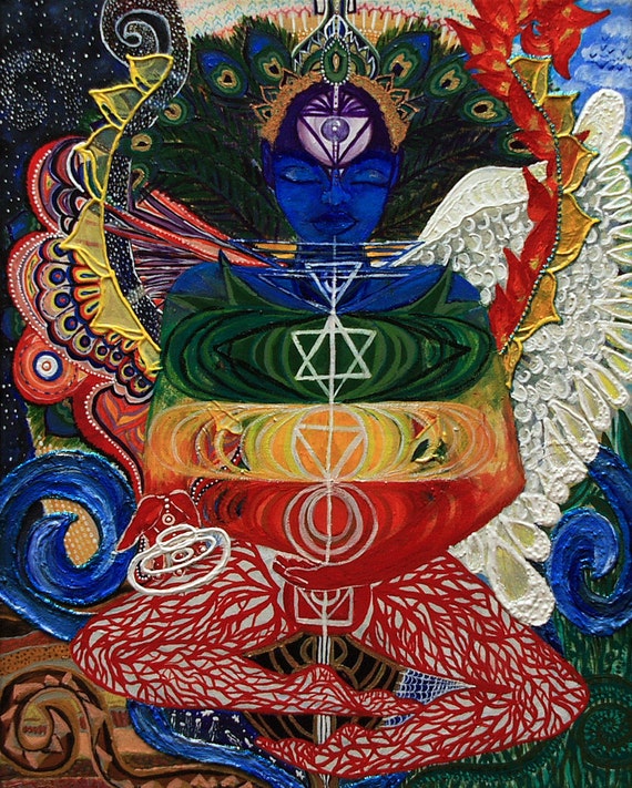 Shakti Transcendence Chakra system painting