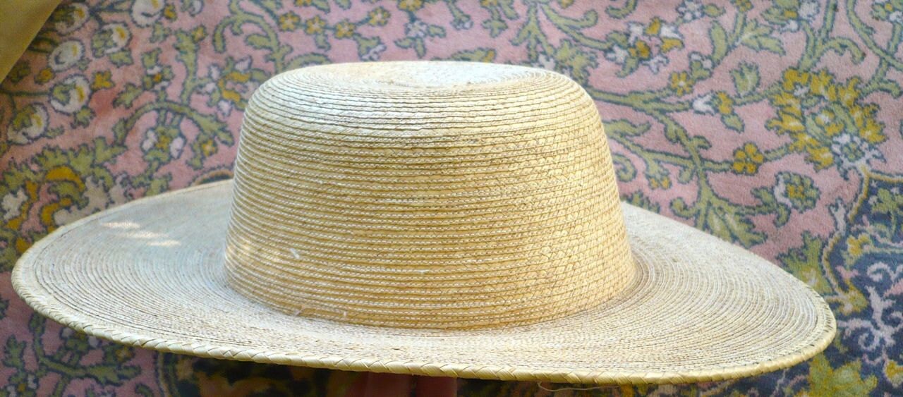 Beautiful Shaker Weave Straw Garden Hat Men by SpotsOnHerPaws
