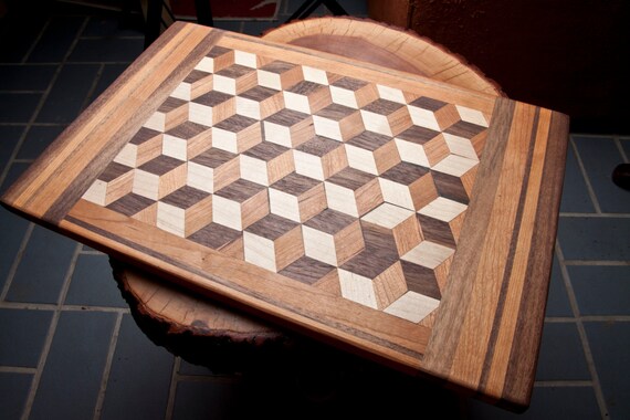 Cutting Board with 3D Pattern