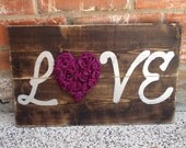 Love sign - Script // wedding sign // decor // wooden // photo prop