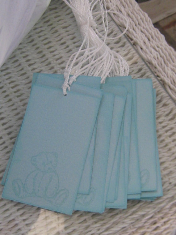 Hand Made Baby Shower Wish Tags Hang Tree Tags Baby Boy