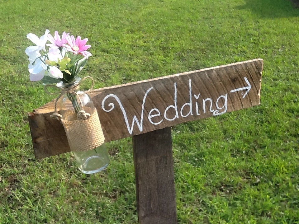 Rustic Wood Wedding Signs 3