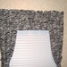 Zebra print curtain set valance and panels window treatment