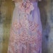 RESERVED for Natalia Petrov Nude lace dress edwardian style fairytale rose vintage romantic medium large by vintage opulence on Etsy