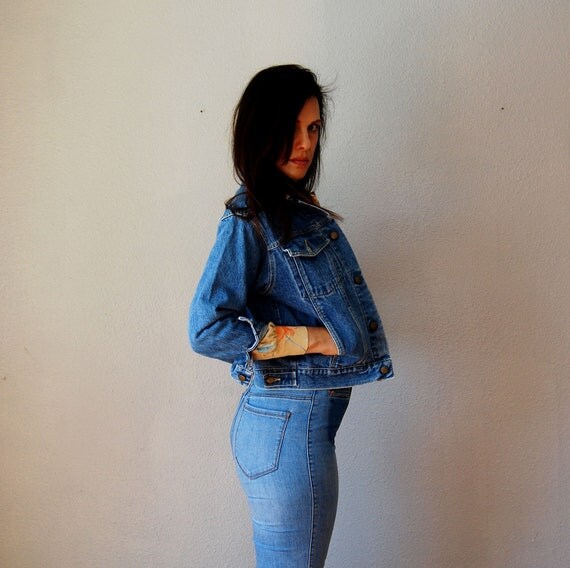 vintage GUESS jean jacket / 1980s denim MARCIANO