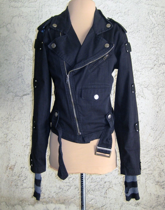 Marilyn Manson Twill Biker Jacket