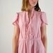 Lace Dress - 1970s Tuxedo Dress