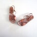 Vintage Leather Sandals / Flat Sandals / 1970s Sandals / Honey Brown Leather / 6.5