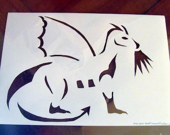 Drachen schablone | Etsy