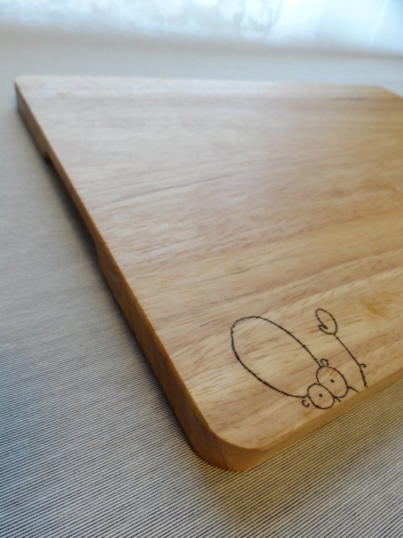 Items similar to Stopping in wood burned cutting board on Etsy