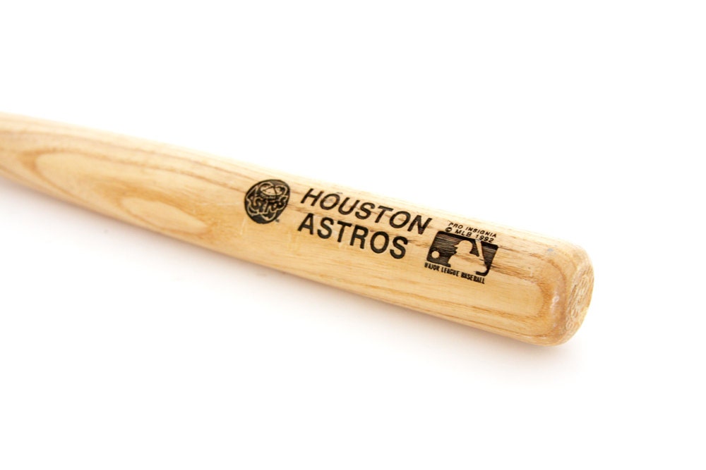 Vintage Souvenir Houston Astros Mini Bat Wood Souvenir Bat