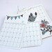 SALE - 2013 Wall Calendar - Mix III by Olive and Ruby