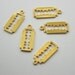 10 pcs. Zinc Gold Razor Blades Charms Pendants Decorations Findings 12 mm. Razor G RC