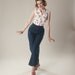 Vintage 1950s Denim Jeans Pants White Stag Pedal Pushers Rockabilly Fashions