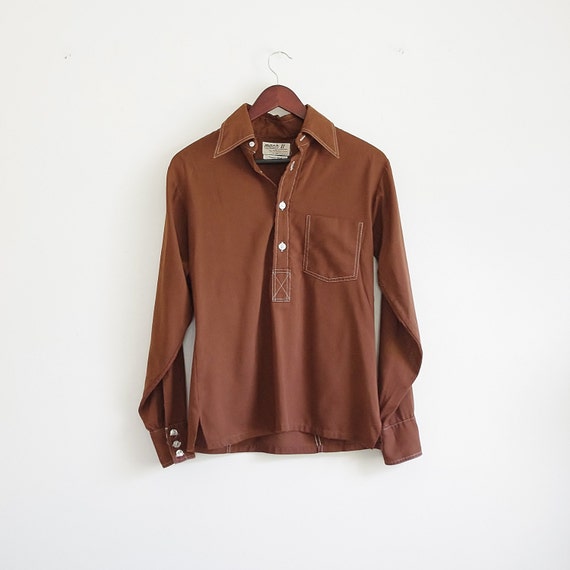 70's style collared shirts