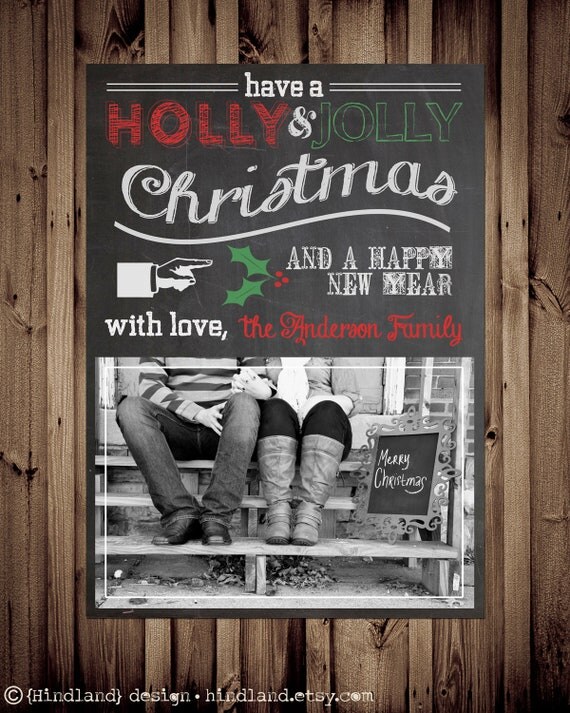 Items similar to SAME DAY TURNAROUND Christmas Photo Card Custom