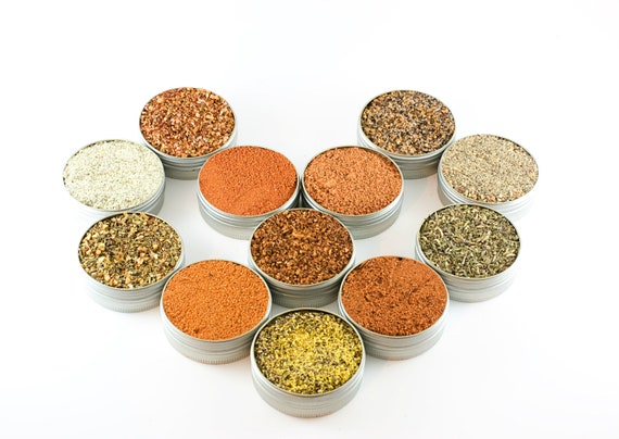 BBQ Spices Gift Set - Dry Rub Barbecue Spice Sampler for grilling, outdoor cooking