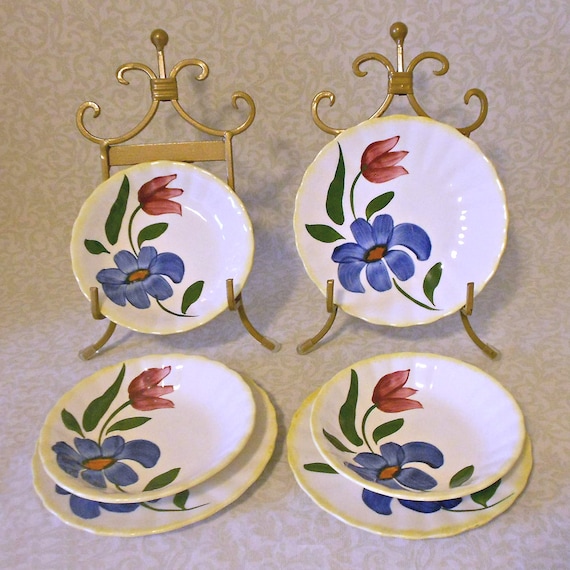 Blue Ridge Dishes Southern Pottery Inc. Sun Bouquet Pattern