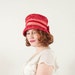 reserved / vintage 1960s hat / cloche / Maraschino