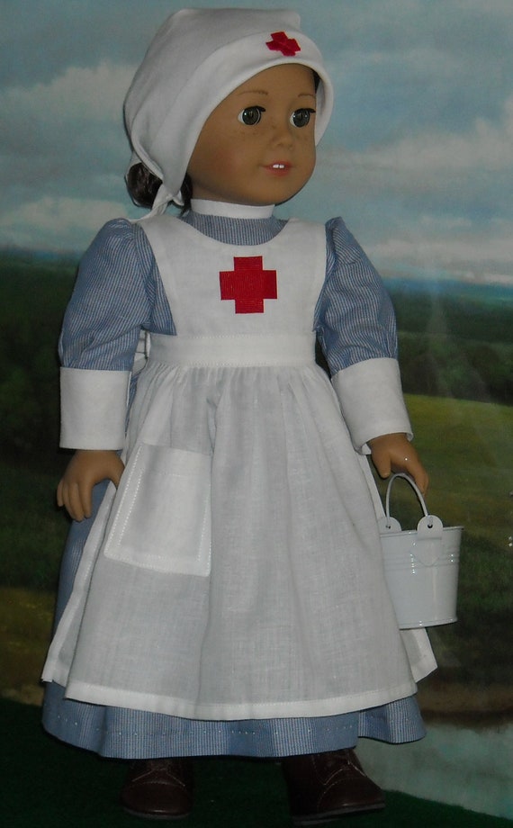 RARE WWI Nurse Doll All-Original Only 9 tall! | Doll 