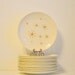 Vintage Star Glow Dinner Plates Royal China Ironstone : Set of 8