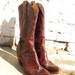 Vintage El Paso Tony Lama high heeled women's boots size 8 1/2