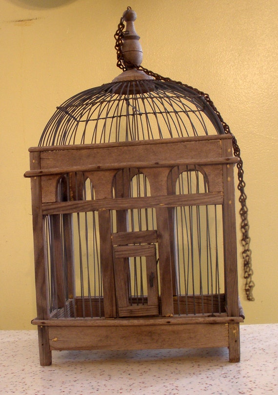 Items similar to Large Victorian Era Bird Cage on Etsy
