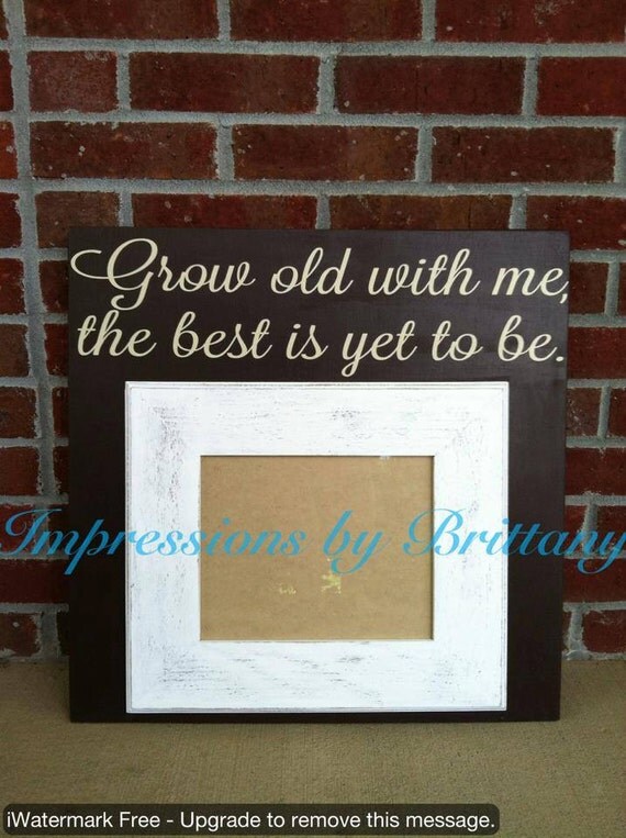 Items similar to Large Wood Frame with Quote on Etsy