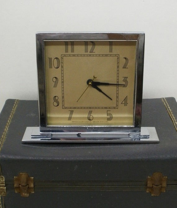 Reserved for Dan Oliver Herman Miller Clock . Vintage 1933