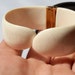 RESERVED Ivory Hinged Bangle Bracelet. Genuine Pre-Ban Elephant Tusk Carving.