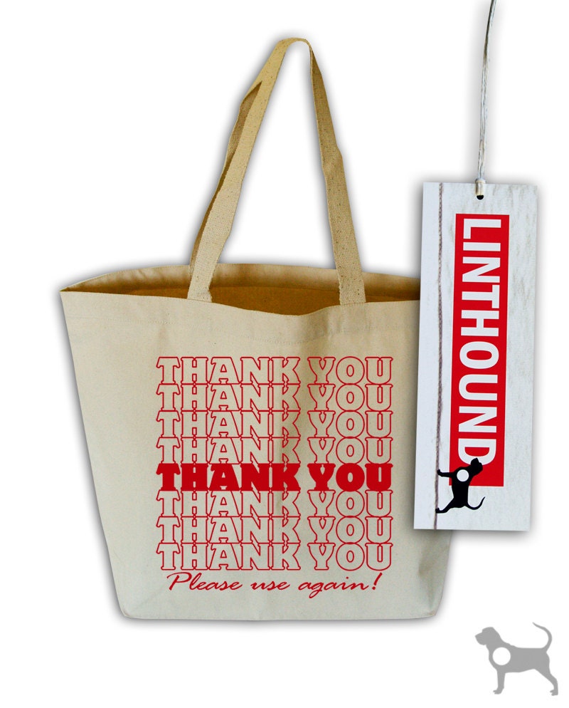 thank you reusable tote