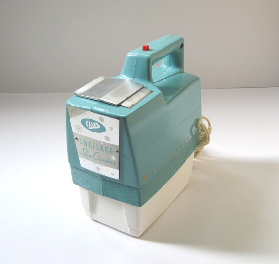 Vintage Electric Ice Crusher Retro Mid Century Oster Snoflake